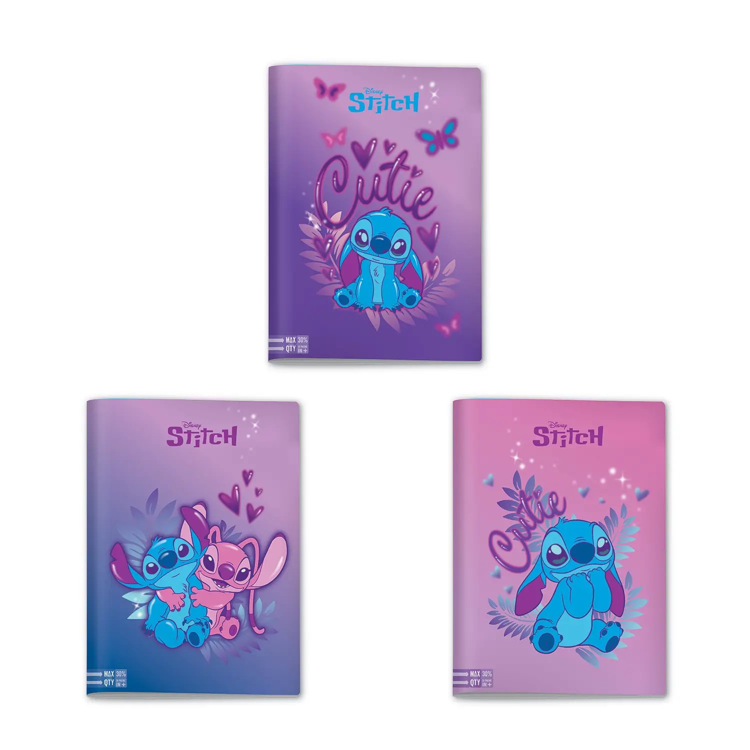 QUADERNO MAXI A4 10M LILO & STITCH ( QUADRETTONI GRANDI)